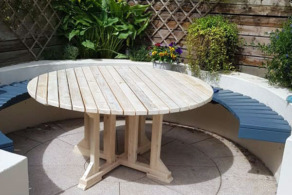 Circular Garden Table